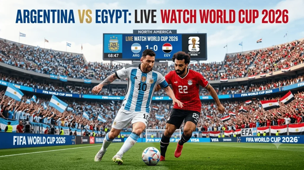 Argentina vs Egypt Live Watch