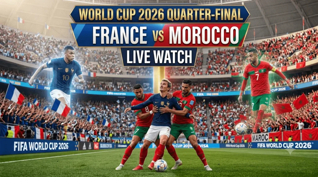France vs Morocco live watch