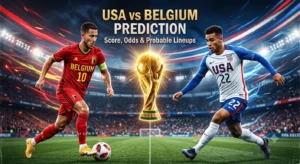 USA vs Belgium Prediction