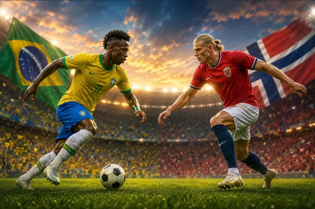Brazil vs Norway Live Stream